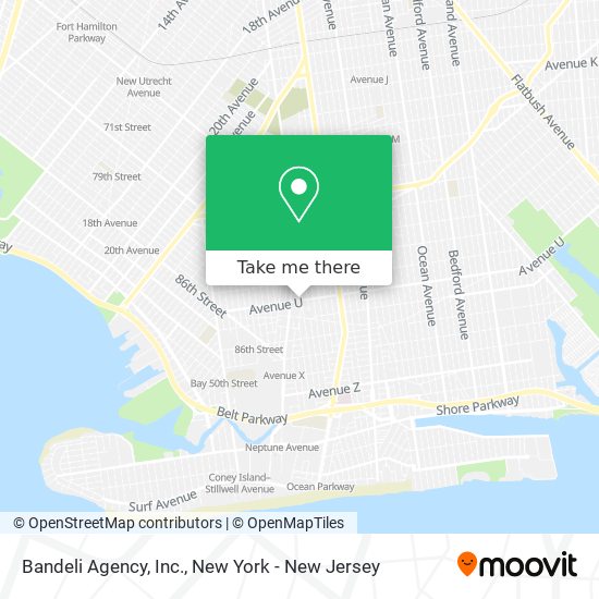 Bandeli Agency, Inc. map