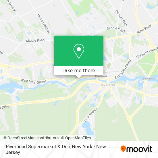 Mapa de Riverhead Supermarket & Deli