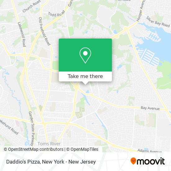 Mapa de Daddio's Pizza