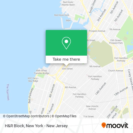 H&R Block map