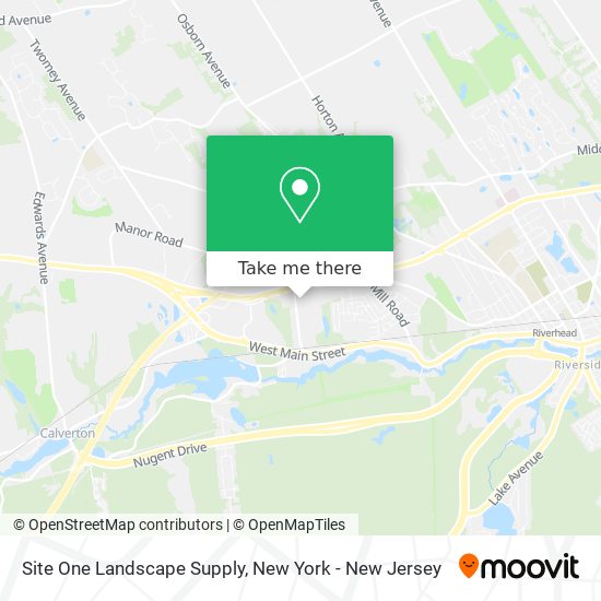 Mapa de Site One Landscape Supply