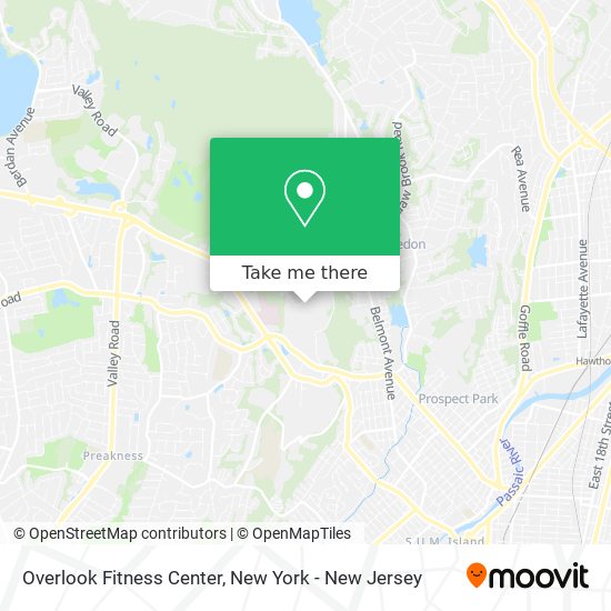 Overlook Fitness Center map