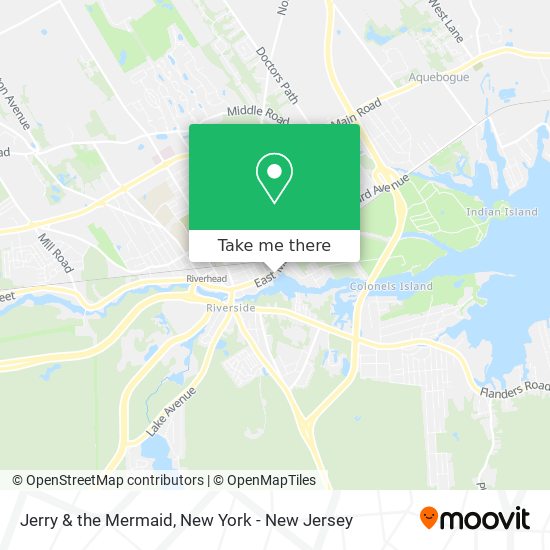 Jerry & the Mermaid map