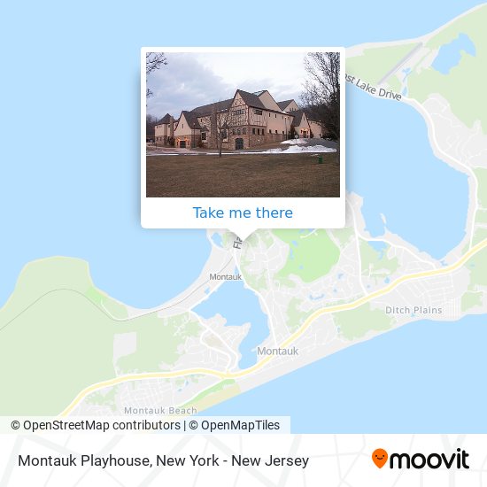 Montauk Playhouse map