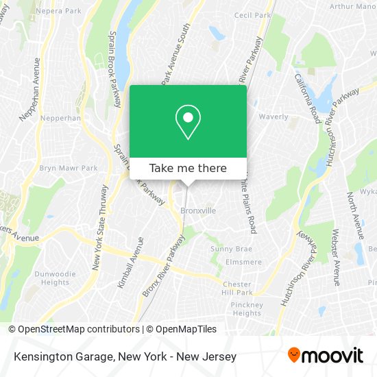 Kensington Garage map