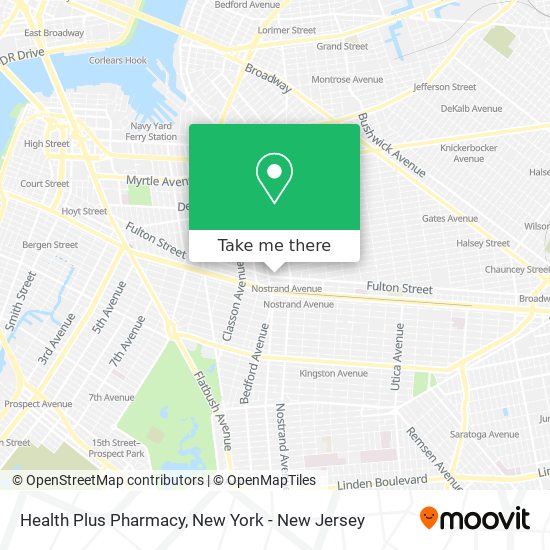 Health Plus Pharmacy map