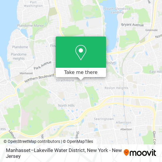 Manhasset–Lakeville Water District map