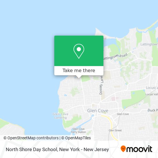 North Shore Day School map