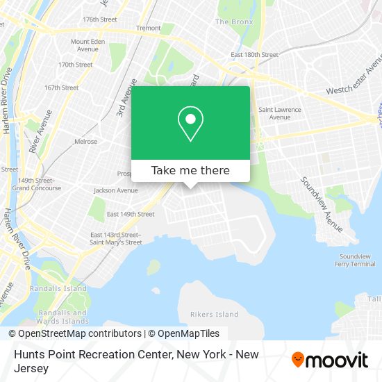 Mapa de Hunts Point Recreation Center