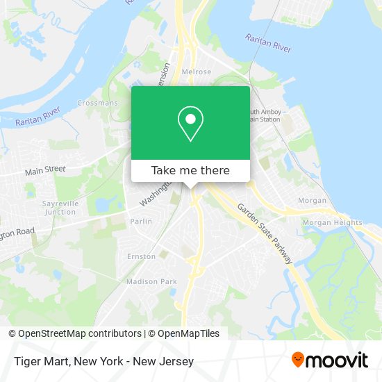 Mapa de Tiger Mart