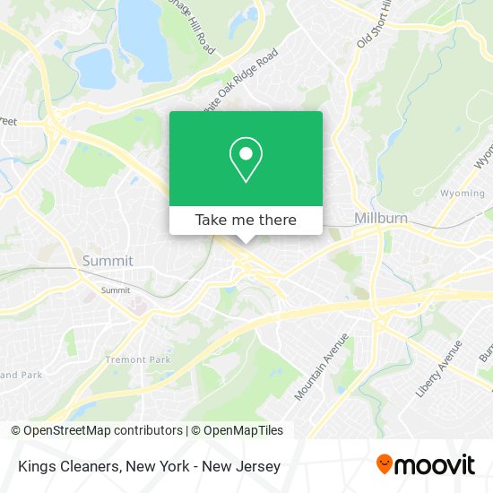 Kings Cleaners map
