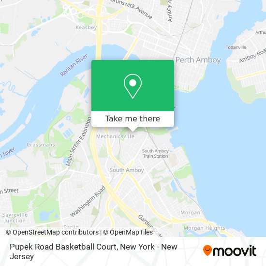 Pupek Road Basketball Court map