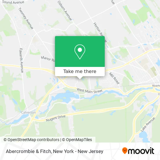 Abercrombie & Fitch map