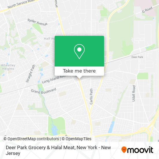 Mapa de Deer Park Grocery & Halal Meat