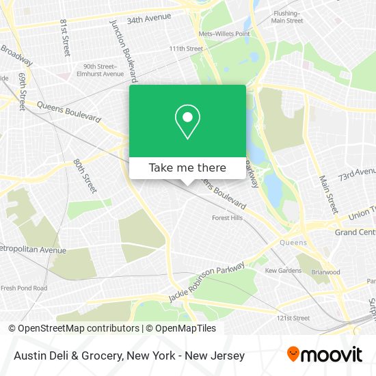 Mapa de Austin Deli & Grocery