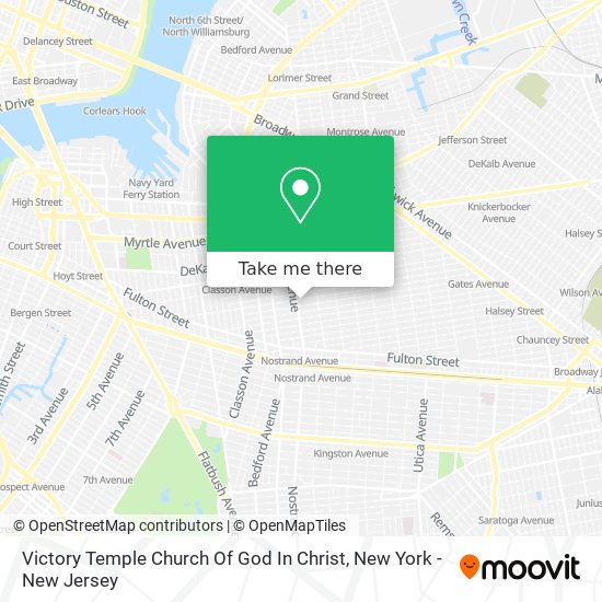 Mapa de Victory Temple Church Of God In Christ