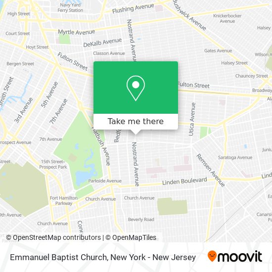 Emmanuel Baptist Church map