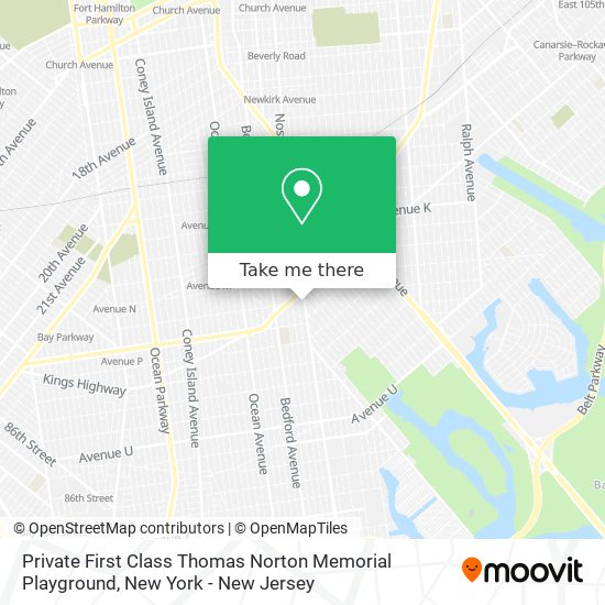 Mapa de Private First Class Thomas Norton Memorial Playground