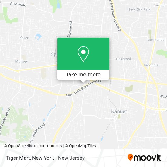 Mapa de Tiger Mart