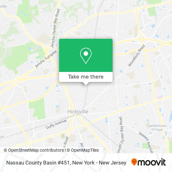 Mapa de Nassau County Basin #451