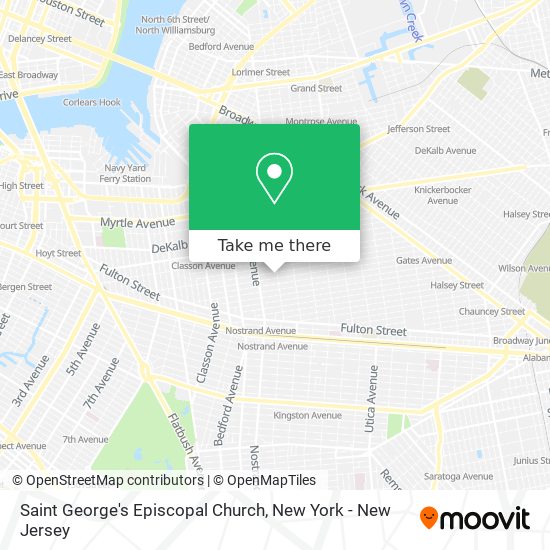 Saint George's Episcopal Church map