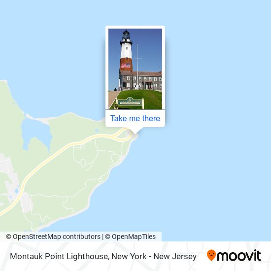 Montauk Point Lighthouse map