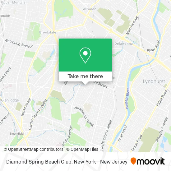 Diamond Spring Beach Club map