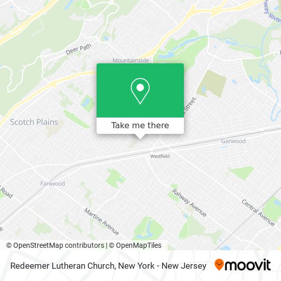 Redeemer Lutheran Church map