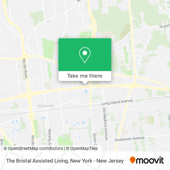 The Bristal Assisted Living map