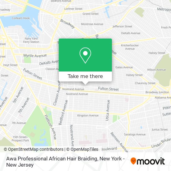 Awa Professional African Hair Braiding map