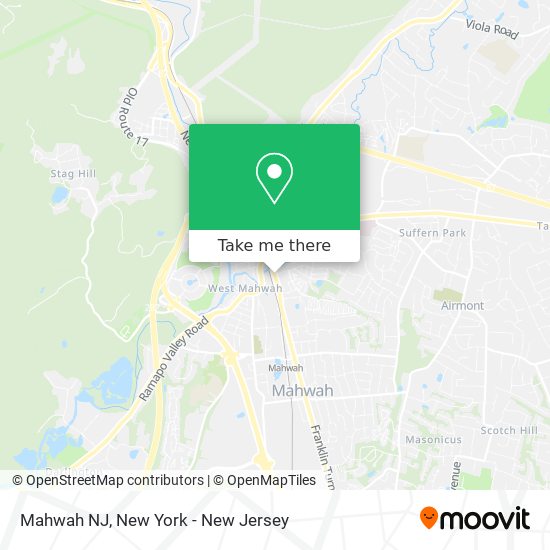 Mahwah NJ map