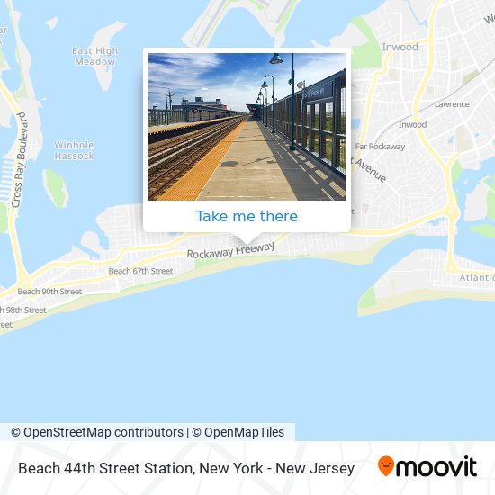 Mapa de Beach 44th Street Station