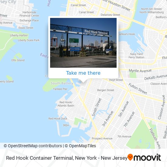 Mapa de Red Hook Container Terminal