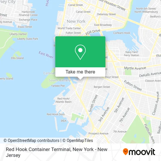 Red Hook Container Terminal map