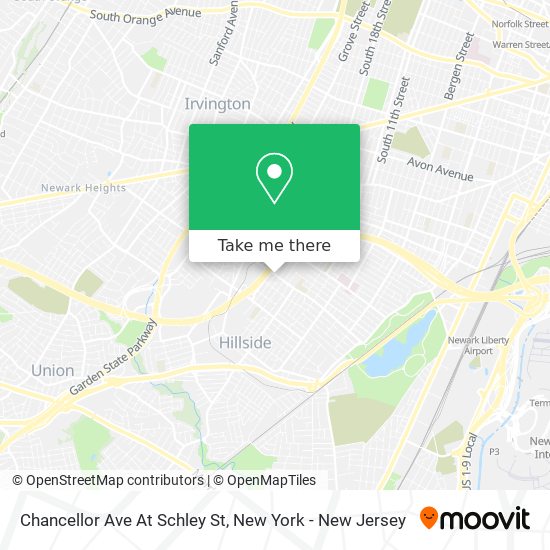 Mapa de Chancellor Ave At Schley St