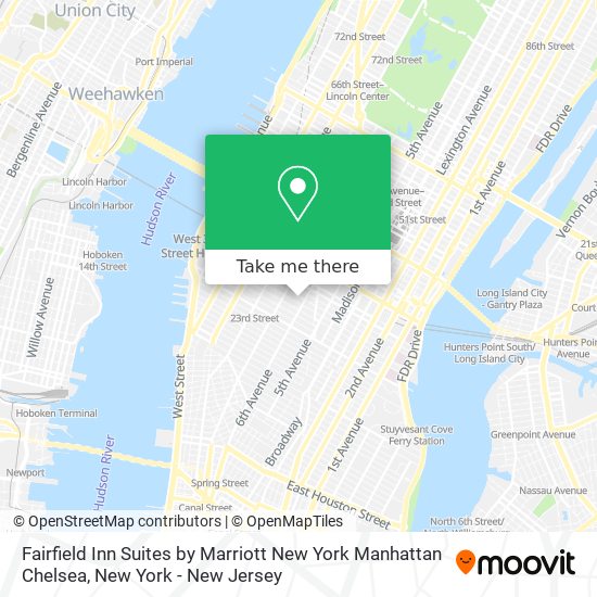 Fairfield Inn Suites by Marriott New York Manhattan Chelsea map