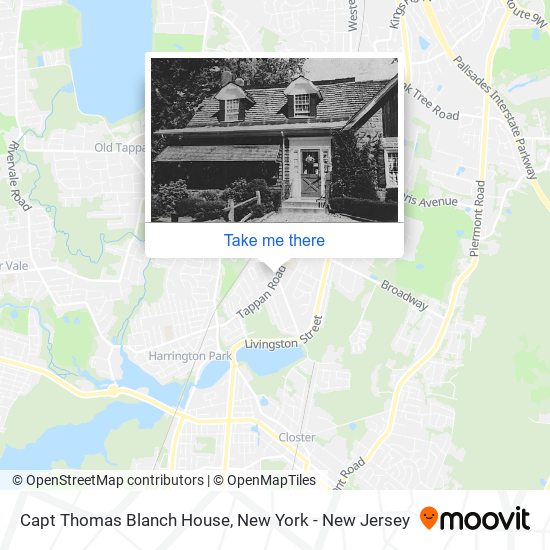 Capt Thomas Blanch House map