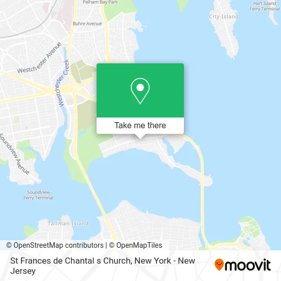 St Frances de Chantal s Church map