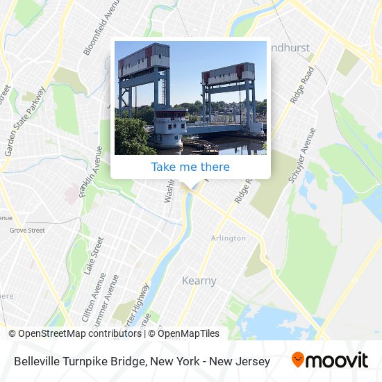 Belleville Turnpike Bridge map