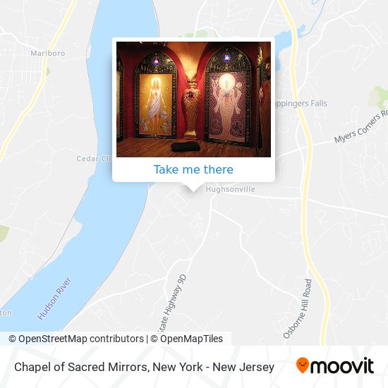 Chapel of Sacred Mirrors map