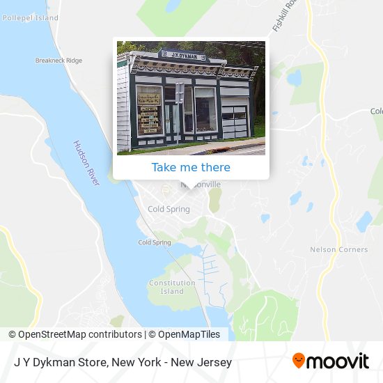J Y Dykman Store map