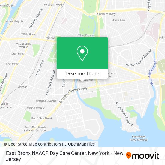 Mapa de East Bronx NAACP Day Care Center