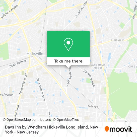 Days Inn by Wyndham Hicksville Long Island map