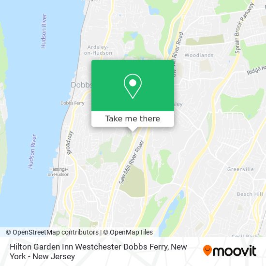 Mapa de Hilton Garden Inn Westchester Dobbs Ferry