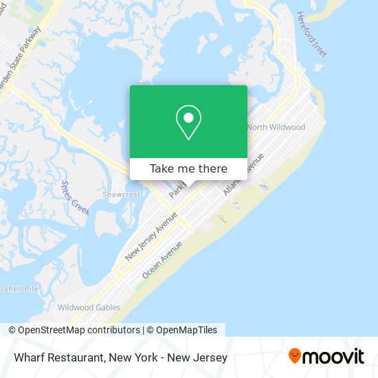 Mapa de Wharf Restaurant