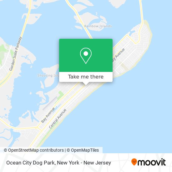 Mapa de Ocean City Dog Park