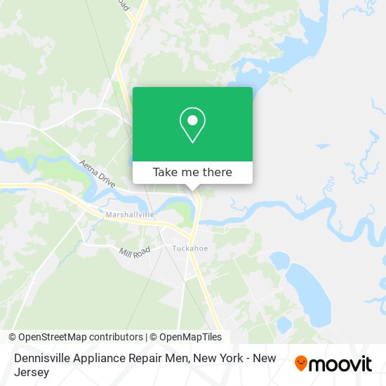 Dennisville Appliance Repair Men map