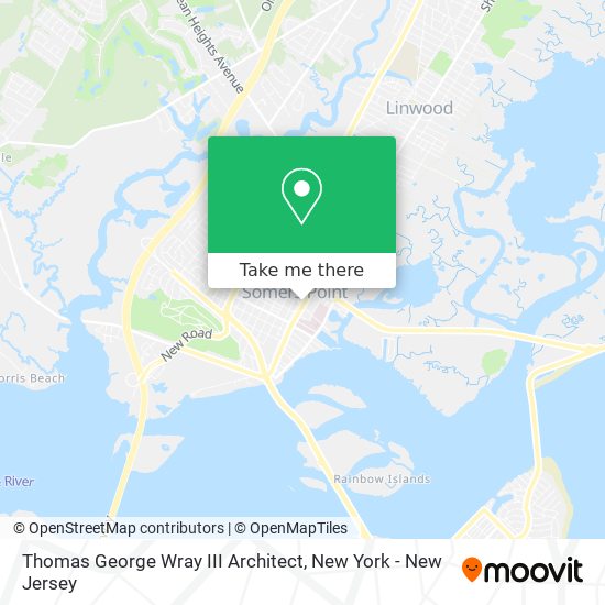 Mapa de Thomas George Wray III Architect