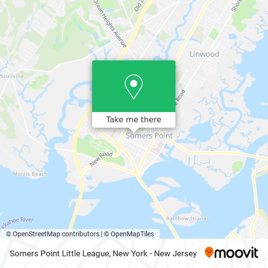 Mapa de Somers Point Little League