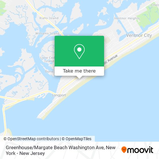 Mapa de Greenhouse / Margate Beach Washington Ave
